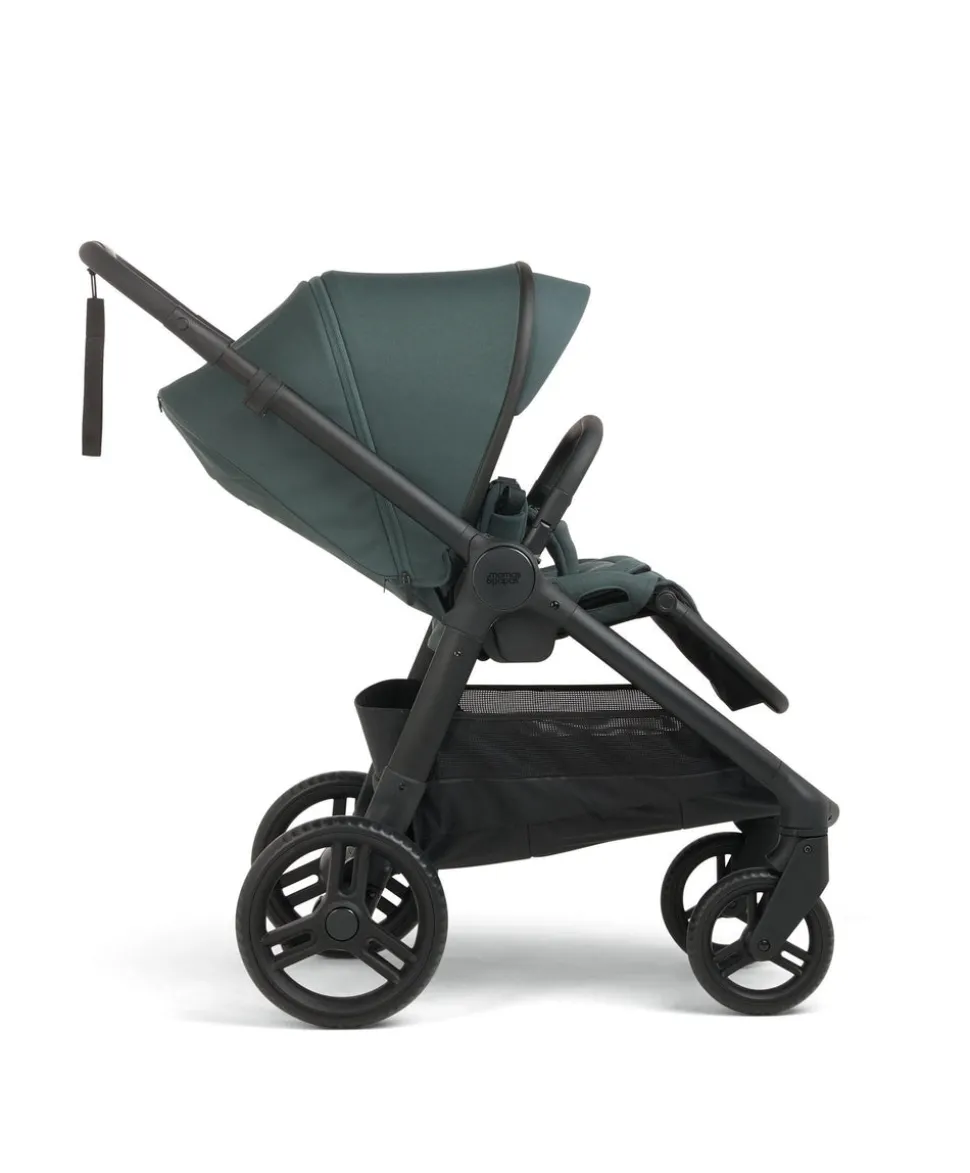 Ocarro 2 Complete Pushchair Bundle with Cybex Cloud T i-Size Rotating Baby Car Seat & Base - (9 Pieces) - Teal