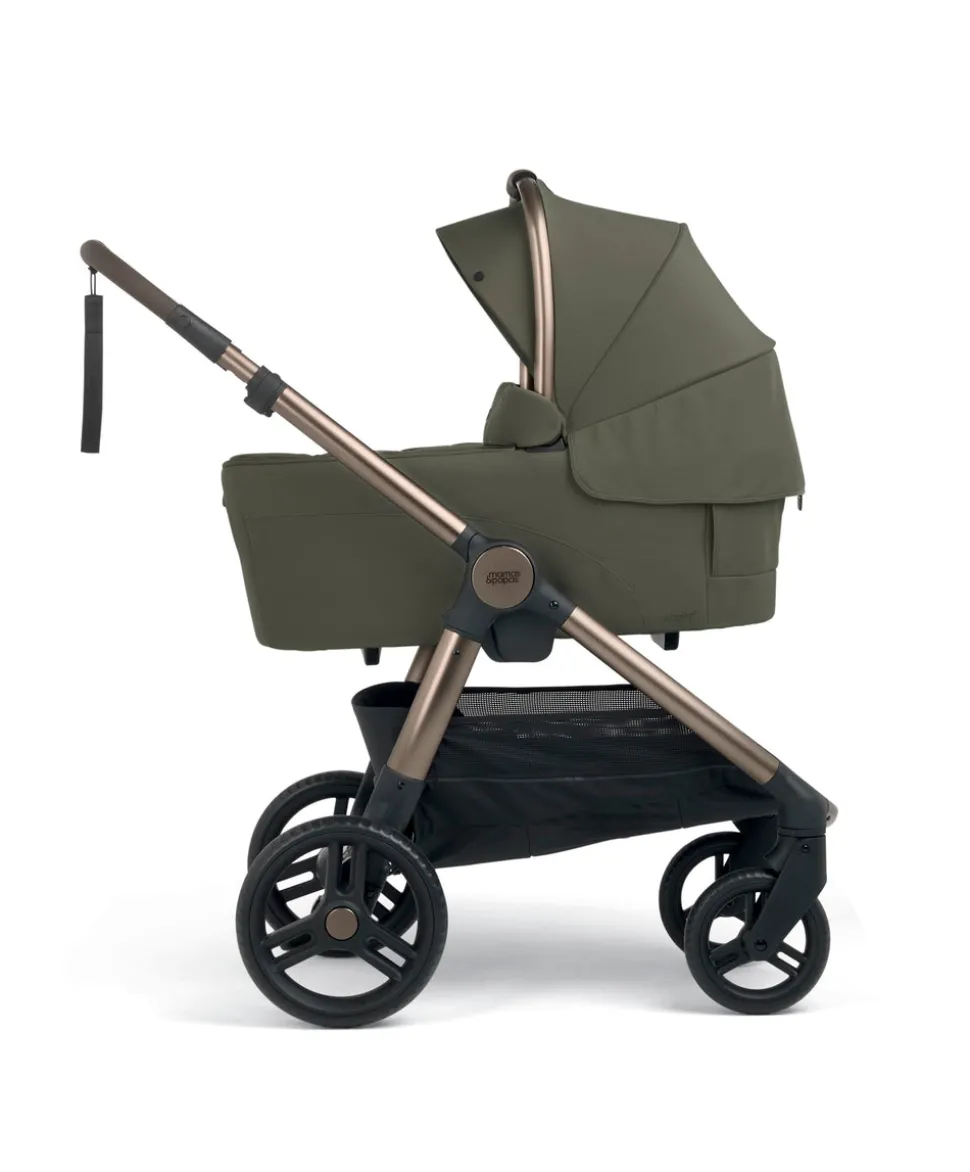 Ocarro 2 Complete Pushchair Bundle with Cybex Cloud T i-Size Rotating Baby Car Seat & Base (8 Pieces) - Evergreen