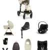 Ocarro 2 Pushchair Baby to Toddler Travel Bundle with Cybex Cloud T & Sirona T (12 Pieces) – Shell