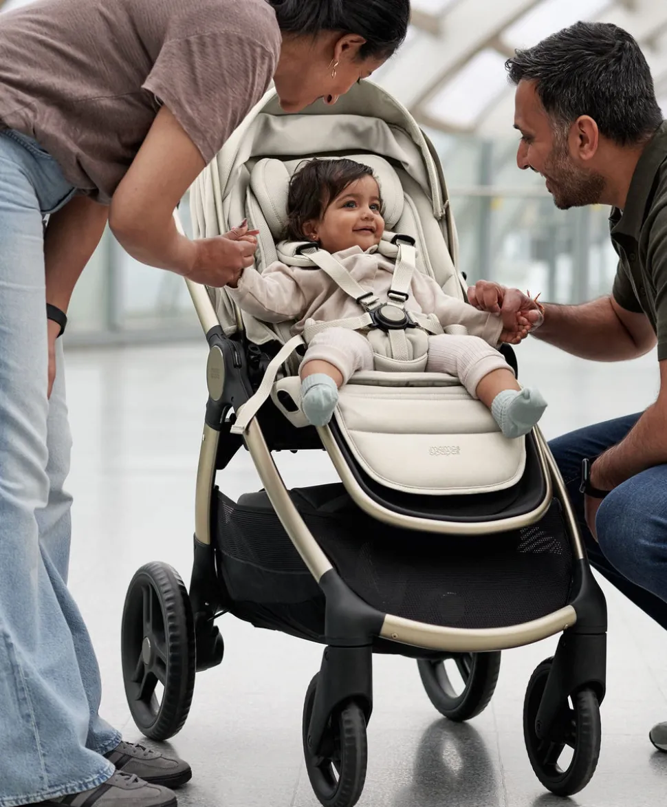 Ocarro 2 Pushchair Baby to Toddler Travel Bundle with Maxi-Cosi Pebble 360 Pro2 & Pearl 360 Pro (12 Pieces) – Shell