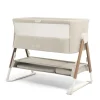 Oska Nursery Bundle With Wide Dresser Changer & Lua Bedside Crib (6 Pieces) - Oak