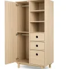 Oska 3 Piece Cotbed Range With Dresser Changer & Wardrobe - Oak