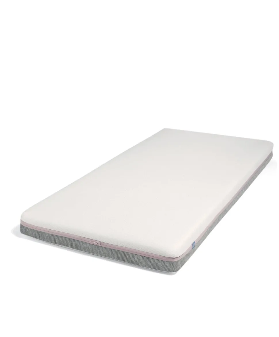 Oxford Cotbed & Luxury Hybrid Twin Mattress Bundle - Off-White