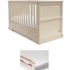 Oxford Cotbed & Luxury Hybrid Twin Cotbed Mattress - Cashmere