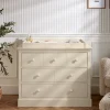 Oxford 3 Drawer Dresser & Baby Changing Unit - Cashmere
