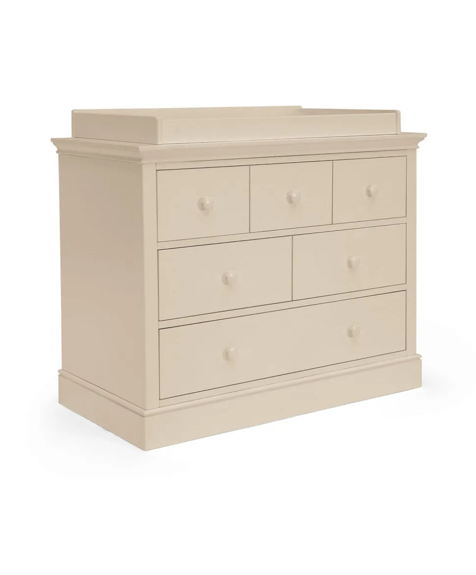 Oxford 3 Drawer Dresser & Baby Changing Unit - Cashmere