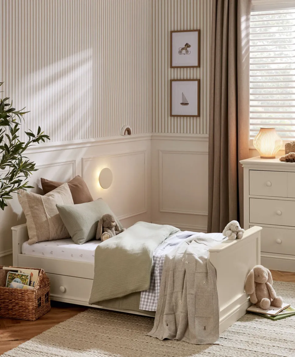 Oxford 3 Piece Cotbed Range with Dresser Changer & Wardrobe - Cashmere