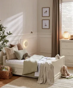 Oxford 2 Piece Cotbed Set with Dresser Changer - Cashmere