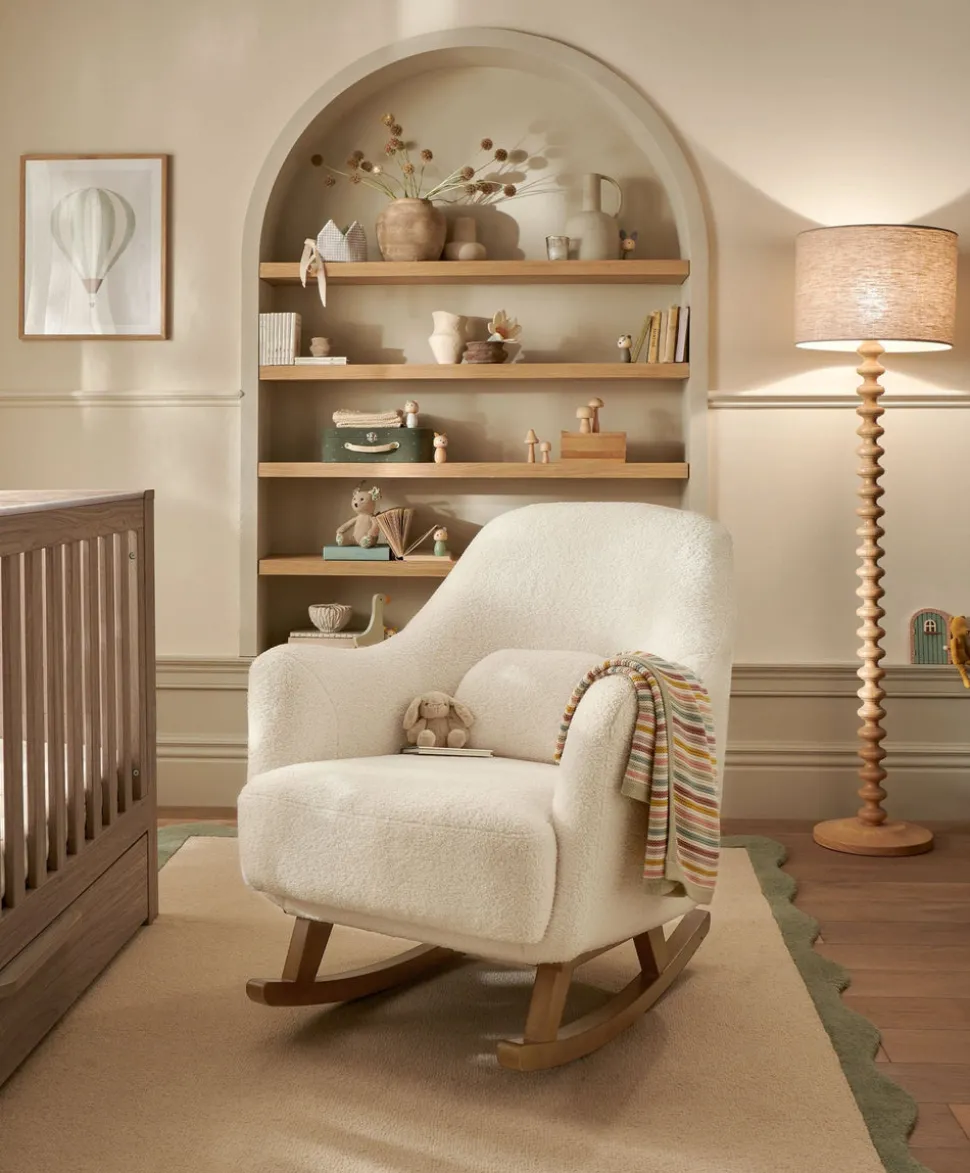 Penrose Nursing Chair - Off White Boucle