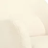 Penrose Nursing Chair & Stool - Off White Boucle
