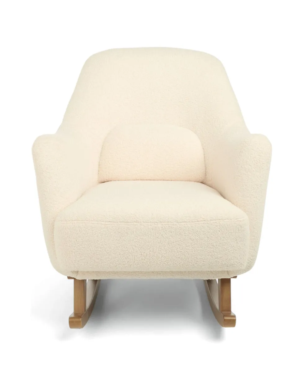 Penrose Nursing Chair & Stool - Off White Boucle