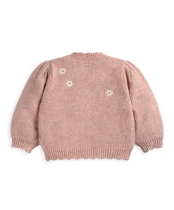 Pink Daisy Cardigan