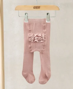 Pink Frilly Bum Tights