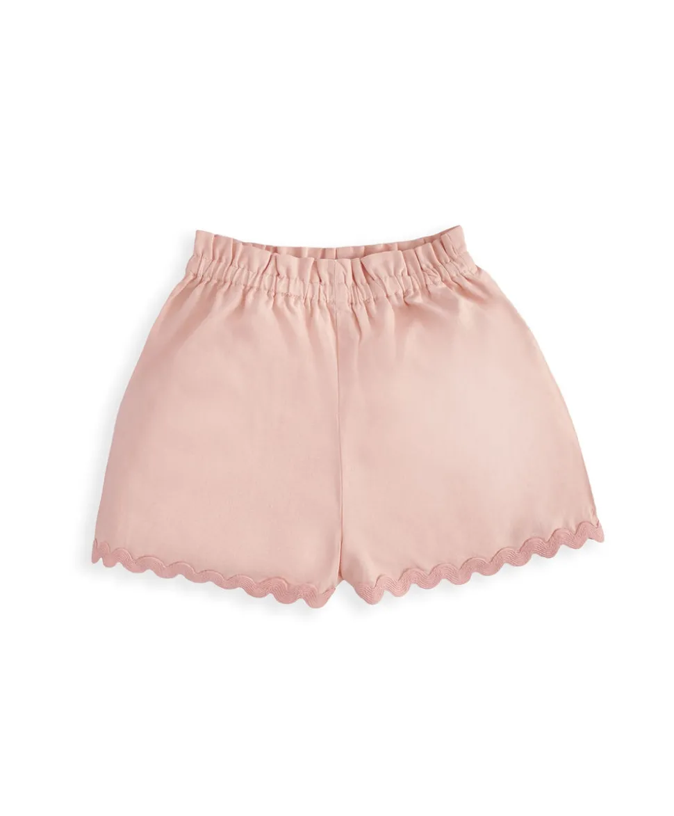 Pink Resort Shirt & Shorts Outfit Set