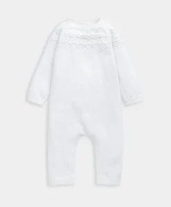 Pointelle Knitted Romper
