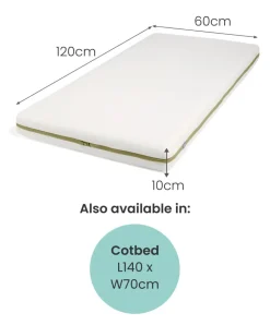 Premium Micro Motion Small Cotbed and Cot Mattress
