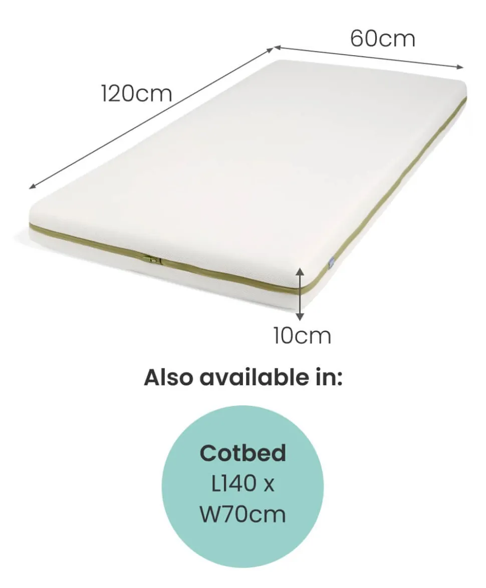 Premium Micro Motion Small Cotbed and Cot Mattress