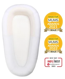 Purflo Sleep Tight Baby Bed - Soft White