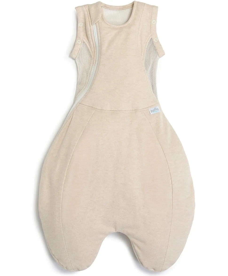 Purflo Swaddle to Sleep Bag 0-4 Months (2.5 Tog) - Sand