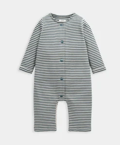 Quilted Gilet & Striped Romper