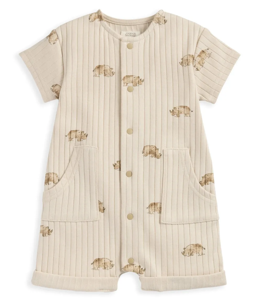 Rhino Ribbed Romper