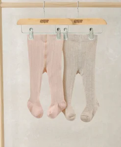 Ribbed Tights (Pack of 2)