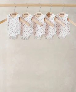 Rose Premature Bodysuits (Pack of 5)
