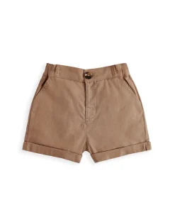 Rust Shirt & Shorts Outfit Set