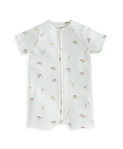Safari All Over Print Shortie Romper