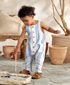 Slouchy Striped Romper