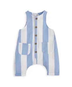 Slouchy Striped Romper