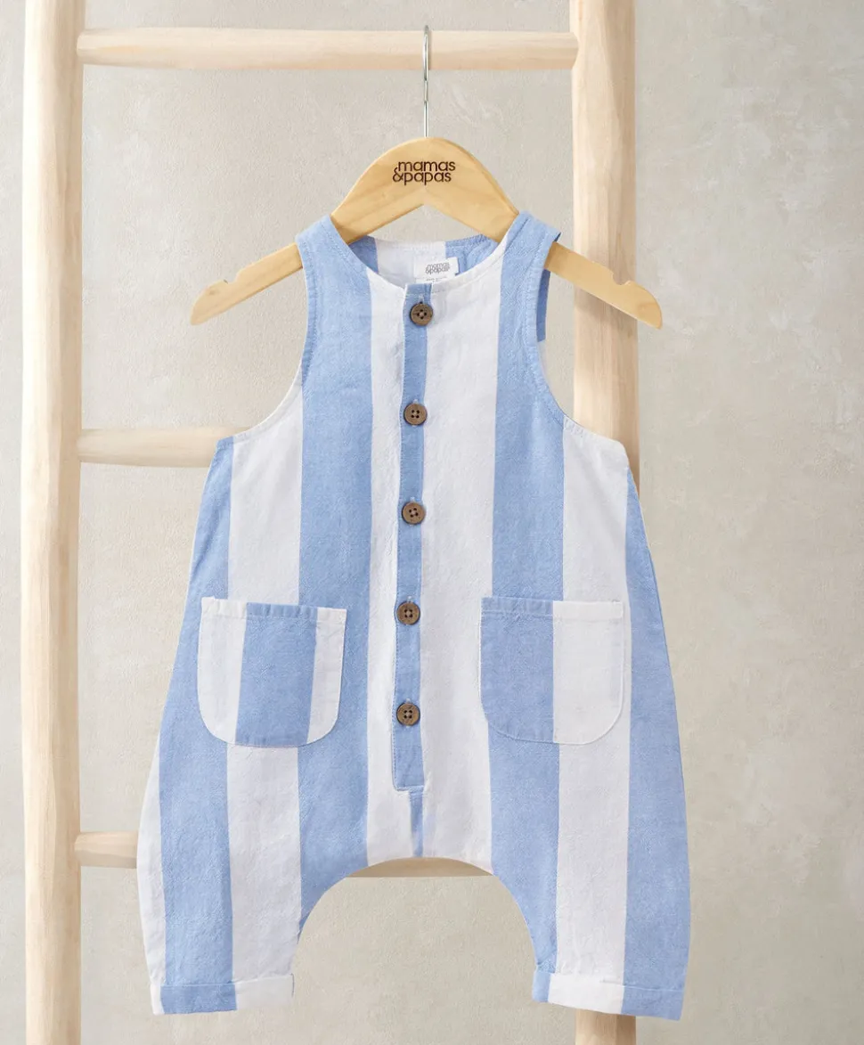Slouchy Striped Romper