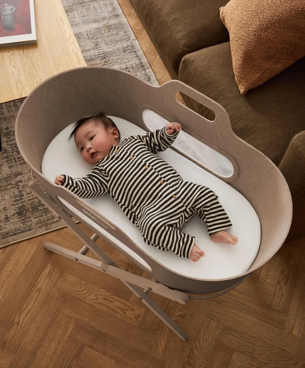 SnuzBaskit Moses Basket & Stand - Mocha