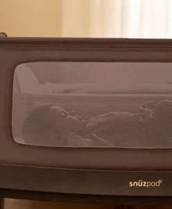 SnuzPod 5 Bedside Crib - Chocolate