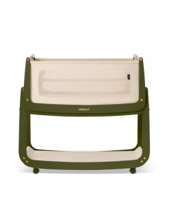 SnuzPod 5 Bedside Crib - Olive