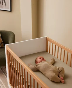 Snuz Twin Pack Cot & Cotbed Sheets - Sage Cross
