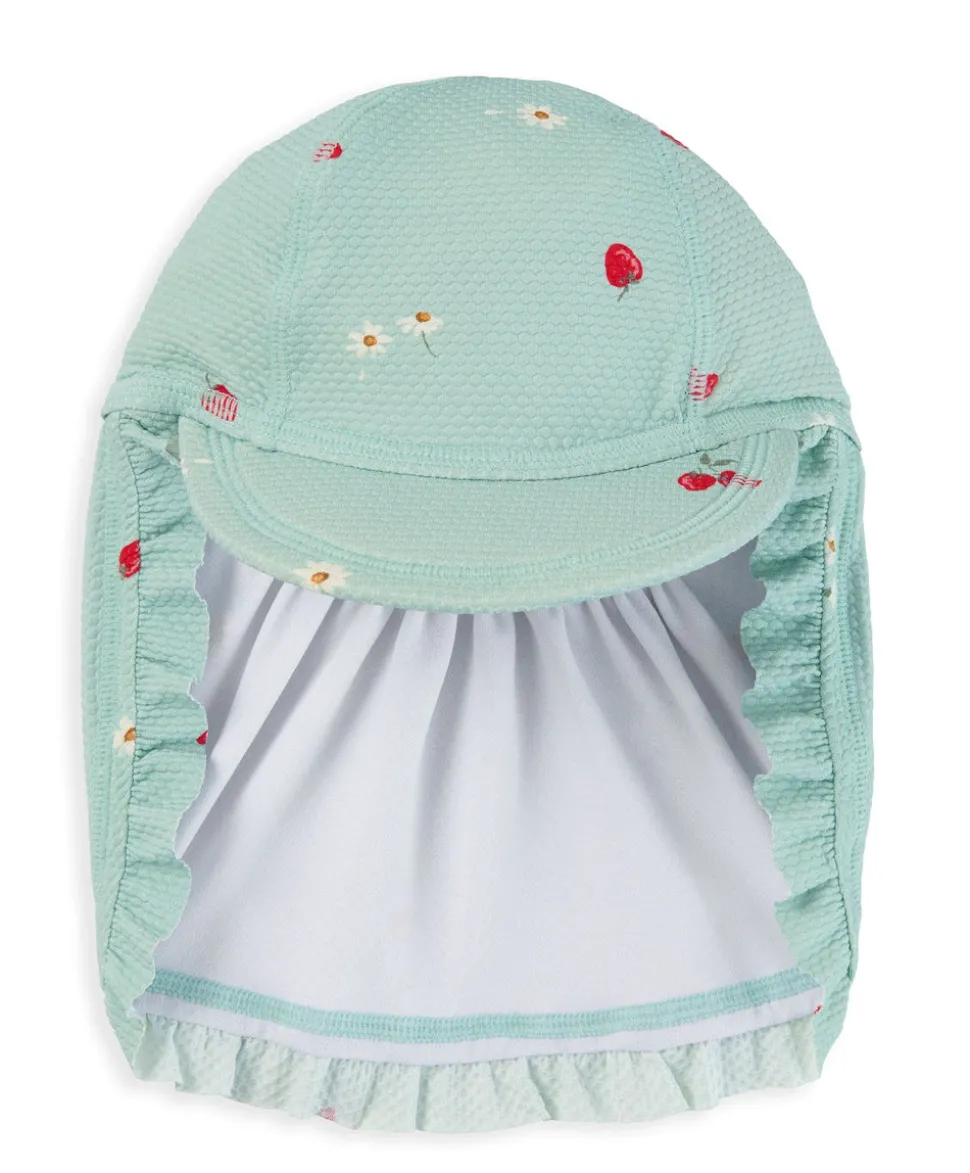 Strawberry Peaked Sunhat