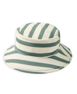 Stripe Bucket Swim Hat