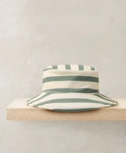 Stripe Bucket Swim Hat