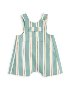 Striped Short Dungarees and T-shirt