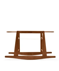 The Little Green Sheep Moses Basket Rocking Stand - Walnut