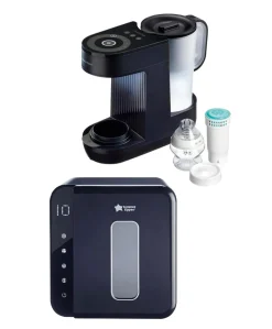 Tommee Tippee Perfect Prep Formula Feed Maker & Ultra UV 3-in-1 Electric Steriliser Bundle - Slate