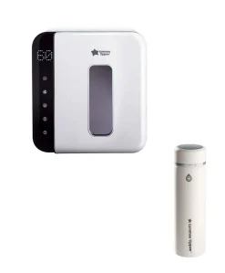 Tommee Tippee Ultra UV 3-in-1 Electric Steriliser & GoPrep Formula Feed Maker Bundle - White