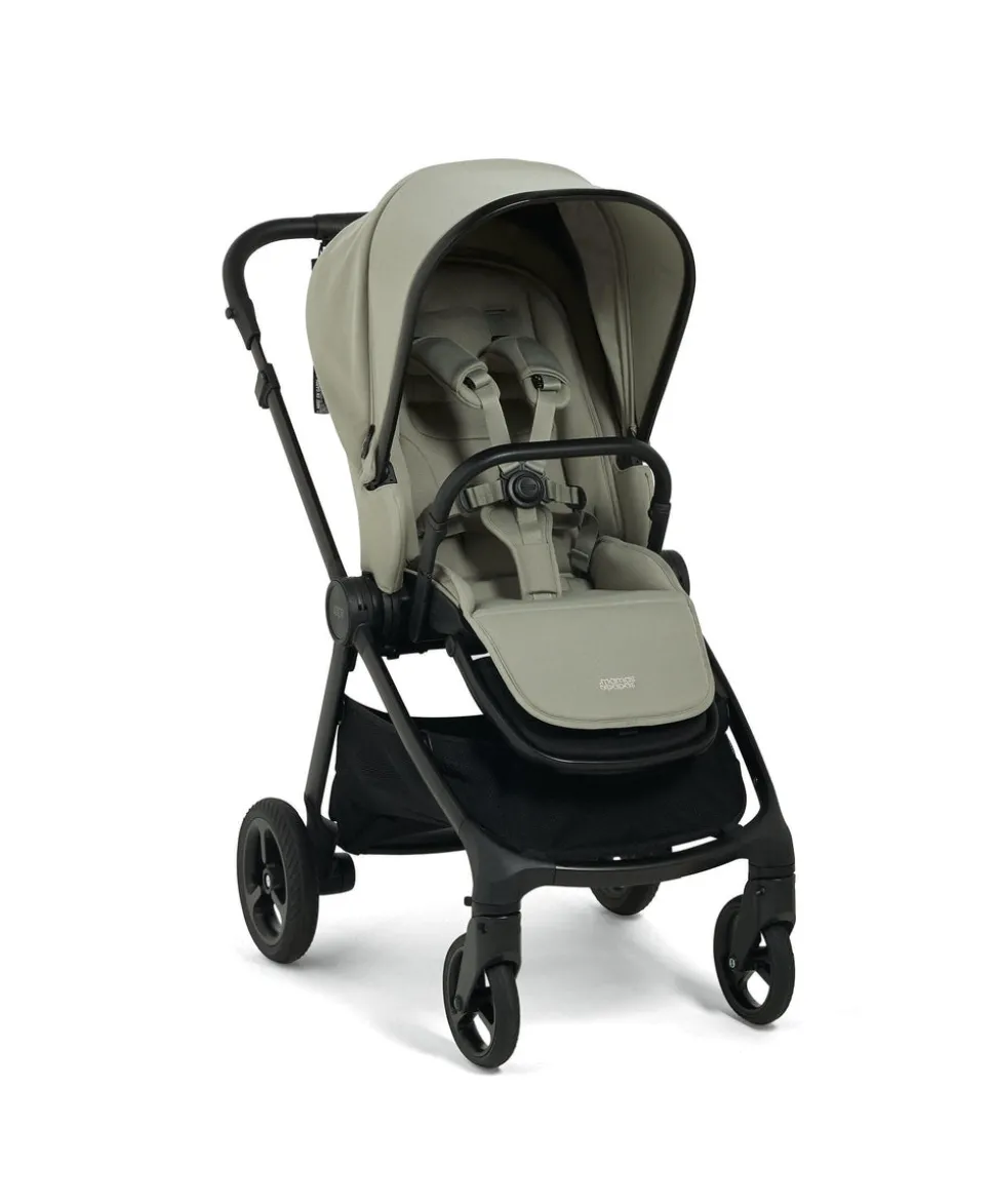Vardo Complete Pushchair Bundle with Cybex Cloud T i-Size Rotating Baby Car Seat & Base (9 Pieces) - Sage