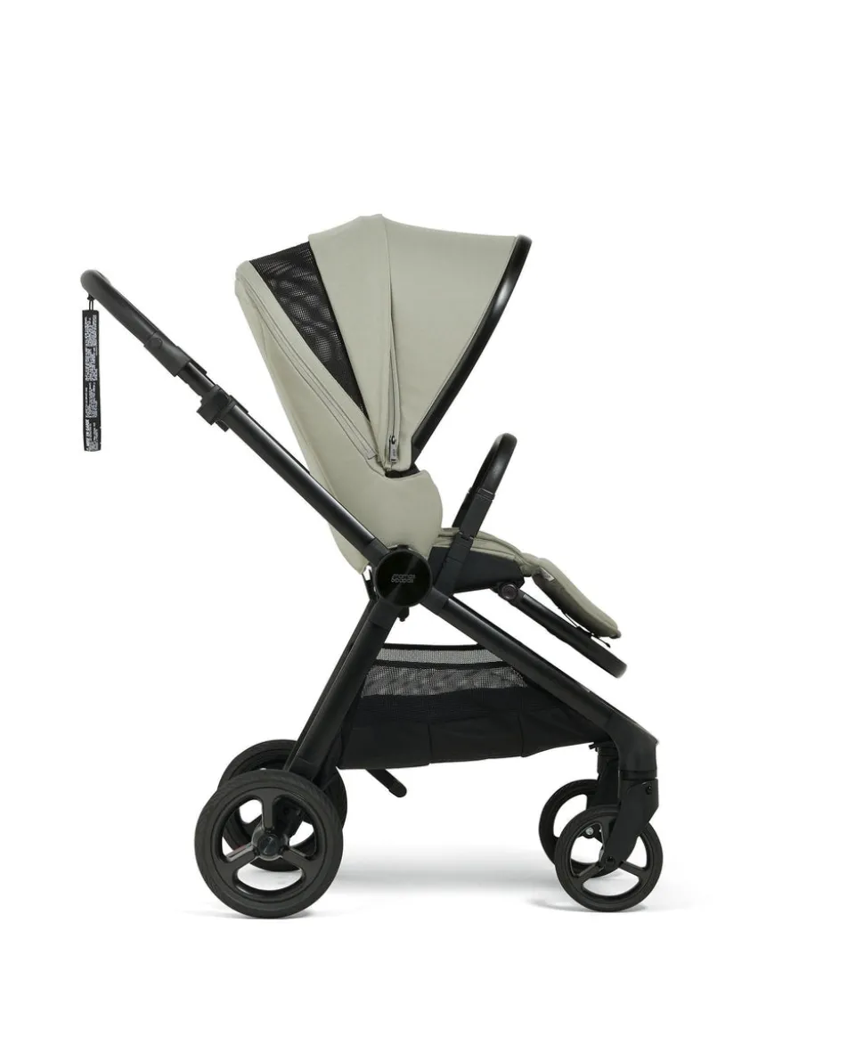 Vardo Complete Pushchair Bundle with Cybex Cloud T+ i-Size Rotating Baby Car Seat & Base (9 Pieces) - Sage