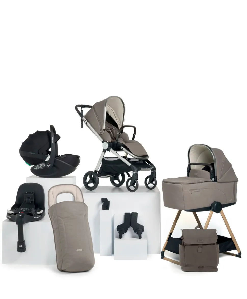Vardo Complete Pushchair Bundle with Maxi-Cosi Pebble 360 Pro² Car Seat & Base (9 Pieces) - Heritage