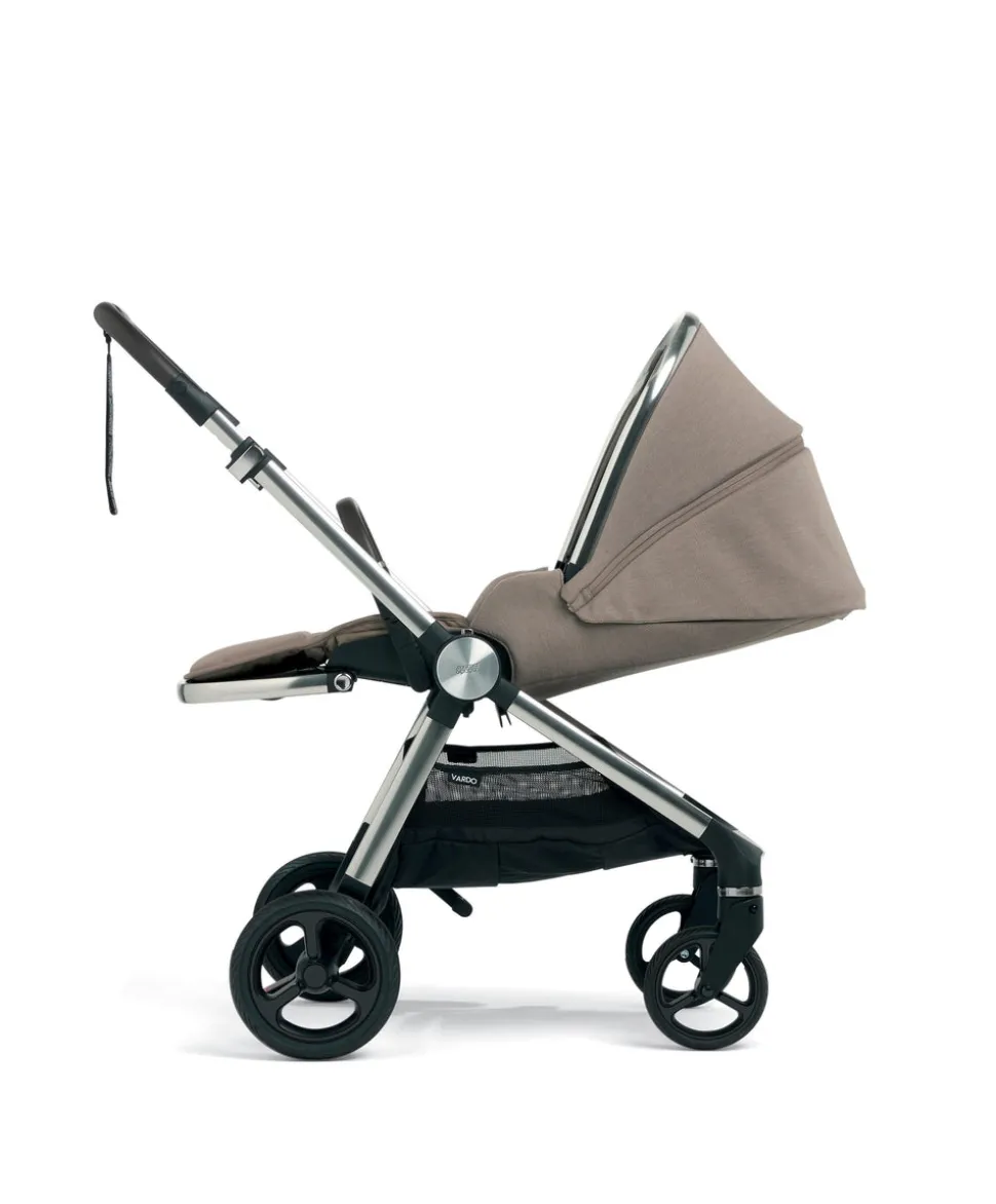 Vardo Complete Pushchair Bundle with Cybex Cloud T+ i-Size Rotating Baby Car Seat & Base (9 Pieces) - Heritage