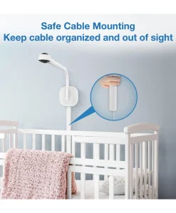 VTech RM7766HD 7inch Smart Pan & Tilt Baby Monitor & Camera Floorstand - White
