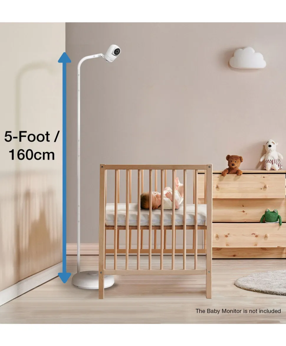 VTech RM5766HD Smart Video Baby Monitor & Camera Floorstand - White