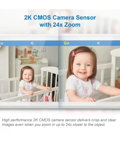VTech RM5766HD Smart Video Baby Monitor & Camera Floorstand - White